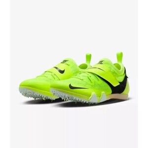 Nike Pole Vault Elite Track Spike Volt Black DR9926-700‎ Men's Size 14 w/ Spikes